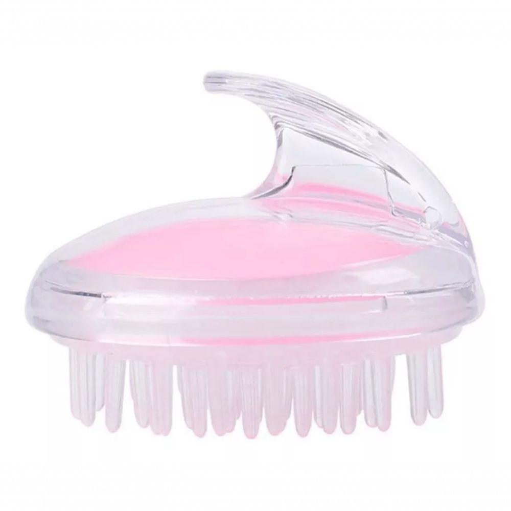 Escova Massageadora Capilar Couro Cabeludo Silicone Banho - 1