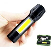 Mini Lanterna Led Tática Potente 3 Modos Recarregável Camping Lampião - 4