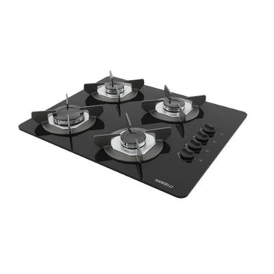 Cooktop Nardelli Safe Ferro Fundido 4 Bocas A Gás Preto Bivolt