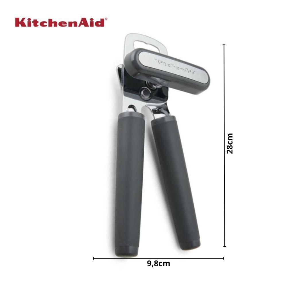 Abridor De Latas E Garrafas Inox Cozinha Cinza Kitchenaid - 3