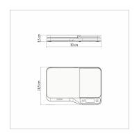 Balança Digital Para Cozinha Tramontina Adatto Com Tábua De Corte - 5