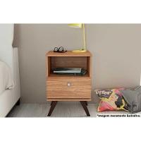 Mesa Lateral p/ Sala RT3019 c/ 1 Gaveta Mel - Movelbento - 1