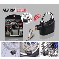 Cadeado Com Alarme Sirene Anti Furto 110dba Som Alto Trava Sonoro Bike Moto Portao A Prova Agua Super Protecao E Seguran - 6