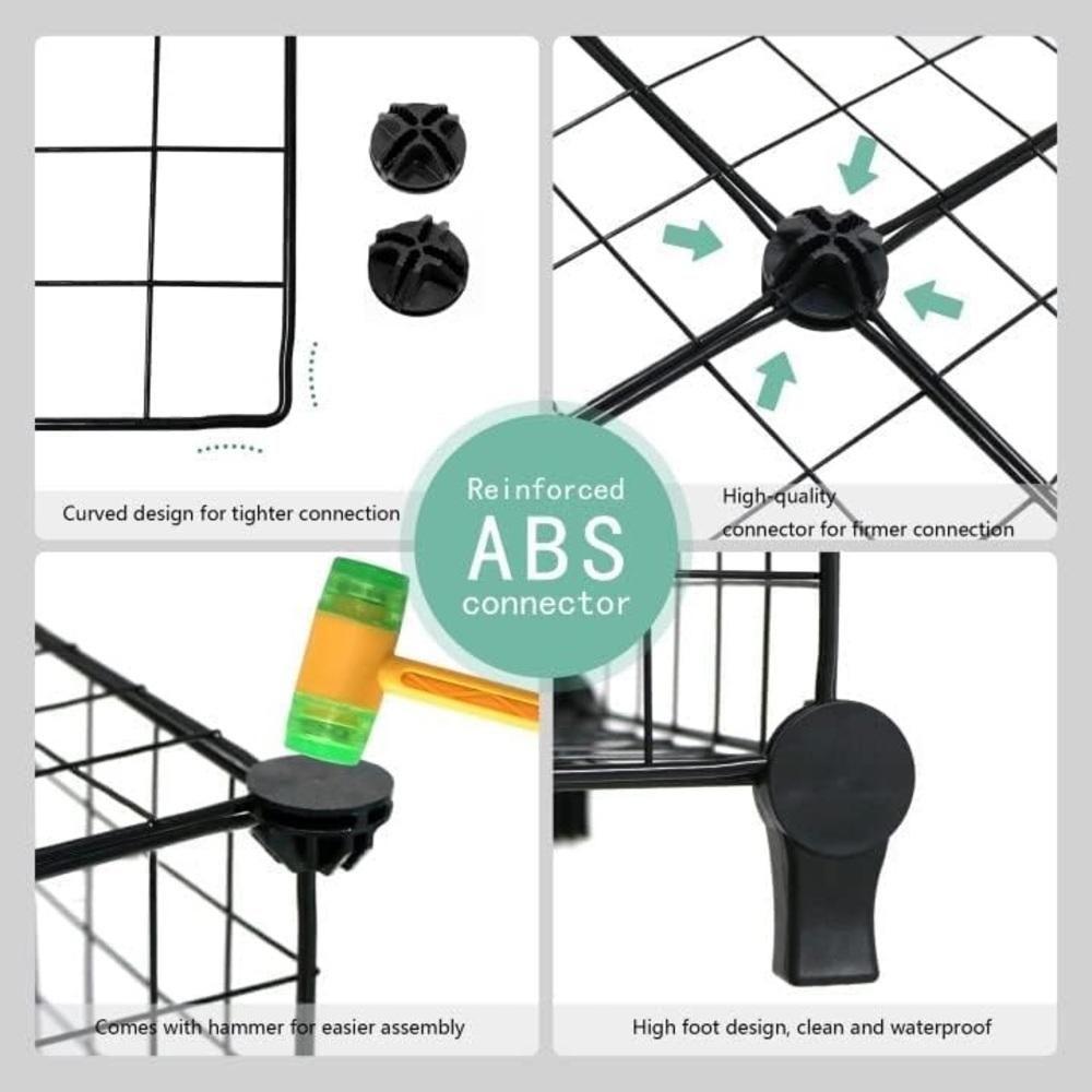 Estante Modular 8 Prateleiras Organizador Brinquedos Livros Armario Vitrine Balcao 6 Nichos Multiuso - 7