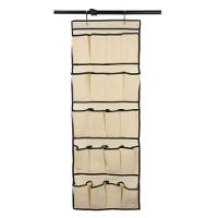 Sapateira Porta E Parede 20 Sapatos Divisorias Organizador Vertical Gigante Com Capacidade 10 Pares Dobravel Closets - 5