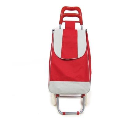 Carrinho De Feira Compras Supermercado Multiuso De Mao Dobravel Sacola Ecologica Com Bolsinho