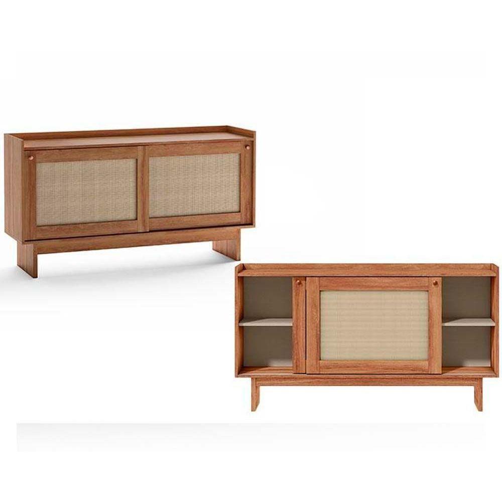 Buffet de Sala Jantar Átria 1295 c/ 2 Portas Preto - Carraro - 6