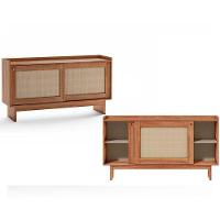 Buffet de Sala Jantar Átria 1295 c/ 2 Portas Preto - Carraro - 6