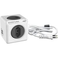 Adaptador Benjamim Múltiplo Powercube Pwc-x4u/3m Bivolt Elg - 1