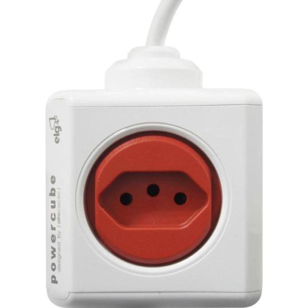 Adaptador Benjamim Múltiplo Powercube Pwc-x5/3m Bivolt Elg - 3