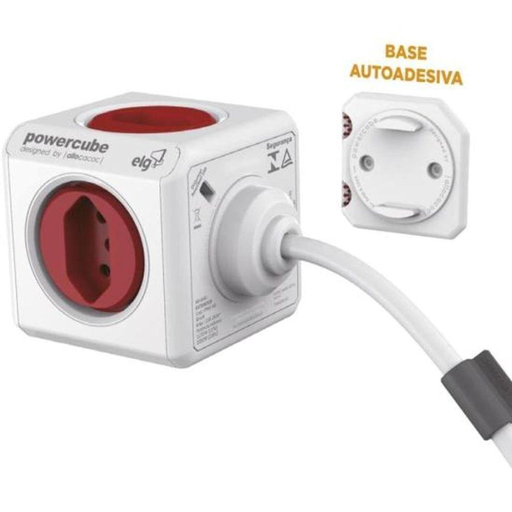 Adaptador Benjamim Múltiplo Powercube Pwc-x5/3m Bivolt Elg - 4