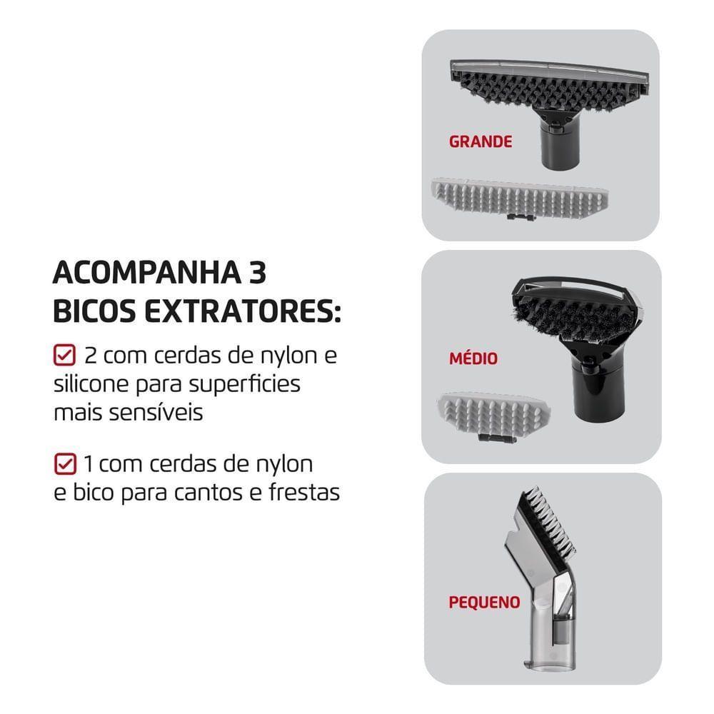Extratora E Higienizadora Portátil Deep Cleaner I Mondial 1650W EXP-01-R 220V 60hz - 5