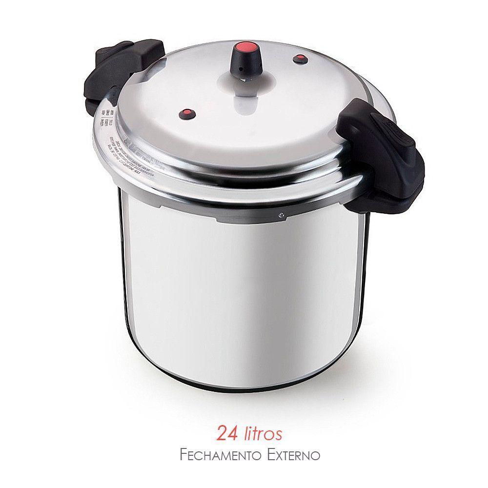Panela De Pressão Com Fechamento Externo 24 Litros - 3