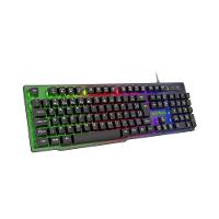 Teclado Gamer Led Semi Mecanico Usb Naja Preto Viper Pro - 1