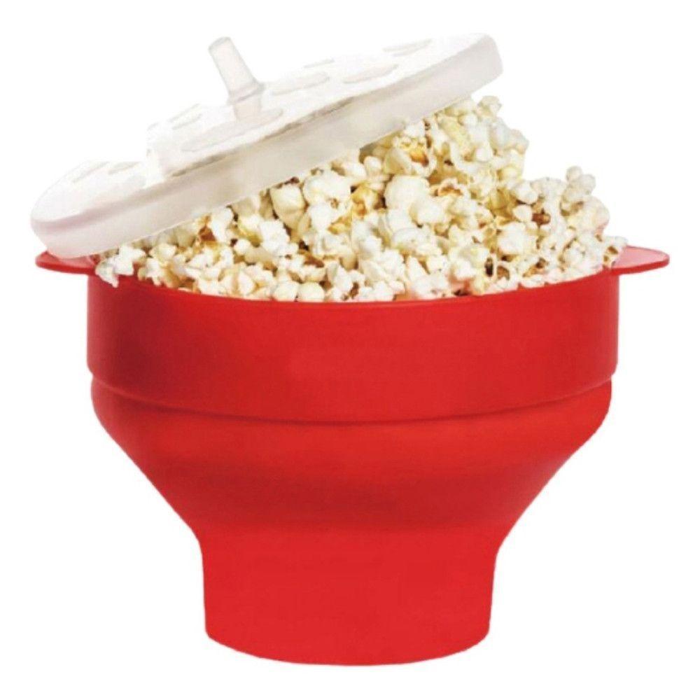Balde Pipoca Pipoqueira Silicone Para Micro-ondas Sem óleo - 2