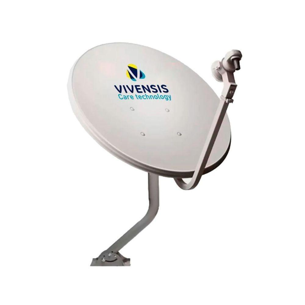Antena Parabolica Ku 75cm C-10 (pedestal 61 Cm) Vivensis - 1