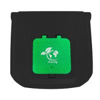 Lixeira Grande 2 Aberturas, Pedal E Rodas Preta De 60 Litros - 6