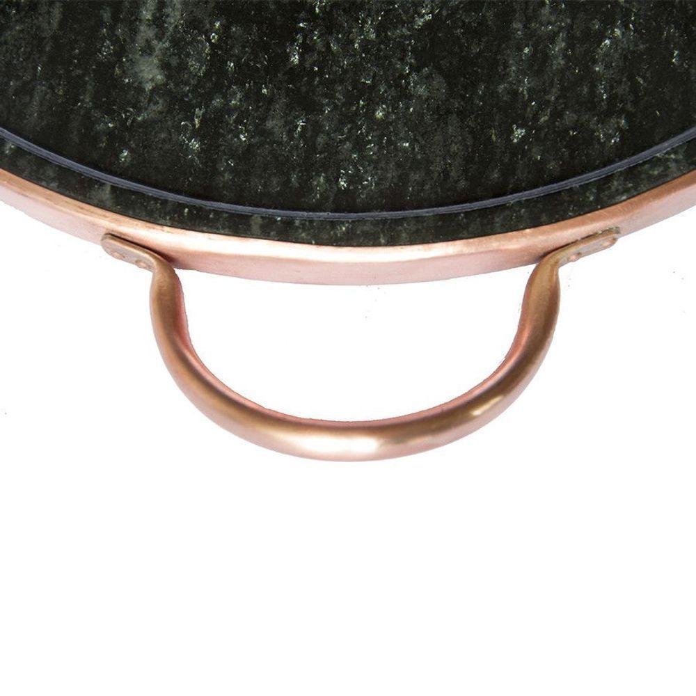 Forma De Pedra Sabão Para Pizza Curada 37 Cm - 3