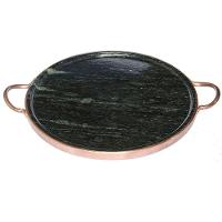 Forma De Pedra Sabão Para Pizza Curada 37 Cm - 2