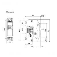 Disjuntor Nema Monofásico Soprano 60a - 2