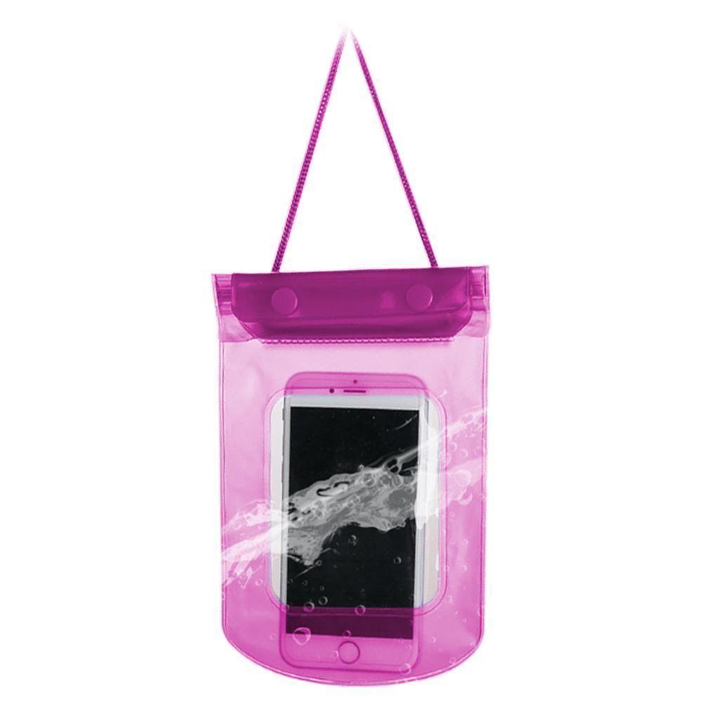 Capa A Prova Dágua Celular Mergulho Rosa - 1