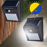 Luminária Solar 30 Leds Sensor De Movimento Lâmpada á Prova D'água Para área Externa Jardim - 2