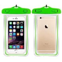 Capa Bolsa Celular A Prova Dágua Proteção Chuva Verde-claro - 1