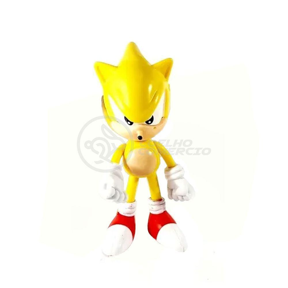 Boneco Action Figure Sonic Articulado Grande Super Size - 23cm - Sonic World - 1