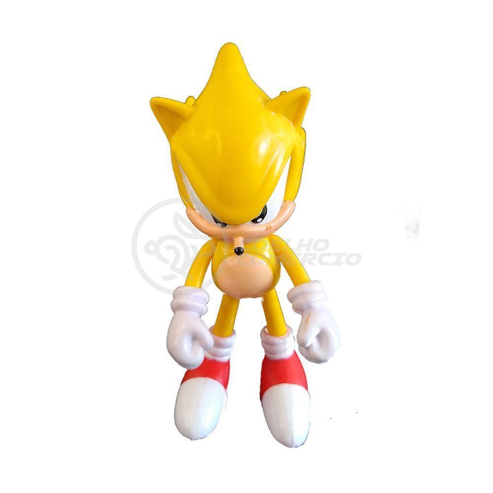 Boneco Action Figure Sonic Articulado Grande Super Size - 23cm - Sonic World - 3