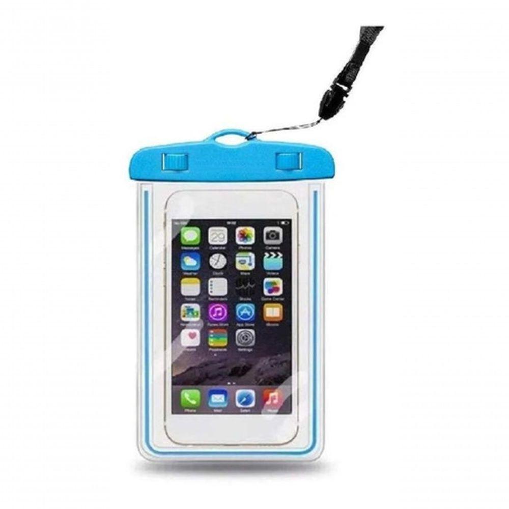 Capa Bolsa Celular A Prova Dágua Proteção Mergulhos Chuva - 1