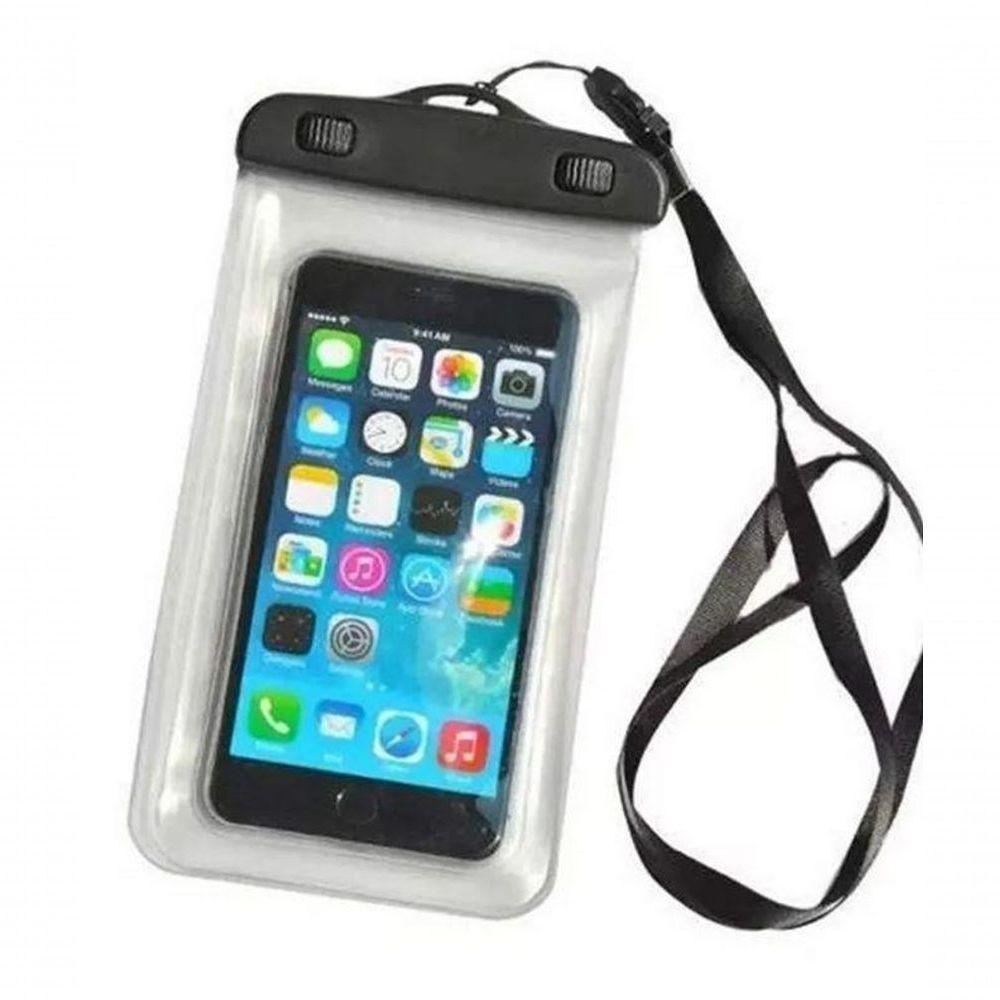 Capa Bolsa A Prova D'água Proteção Chuva Mergulho Smartphone - 1