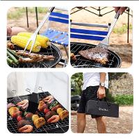 Kit Completo De Churrasco 9 Peças Em Aço Inox Com Bolsa Preta Para Churrasqueiro - 2