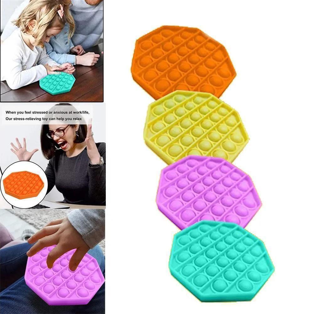 Pop It Fidget Toy Empurre Pop Bolha Autismo - 2