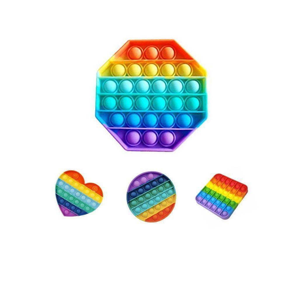 Pop It Brinquedo Kit Com 4 Peças Pop It Ant Stress Popit - 4