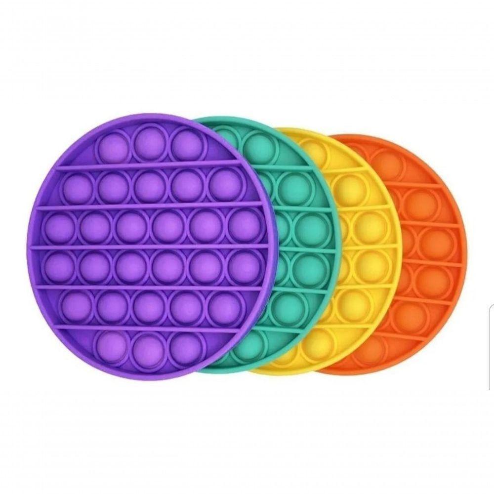 Pop It Fidget Toy , Empurre Pop Bubble Fidget Sensorial - 2
