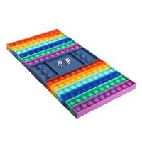 Tabuleiro Pop It Fidget Toy Sensorial Grande Colorido - 1