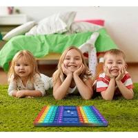 Tabuleiro Pop It Fidget Toy Sensorial Grande Colorido - 3