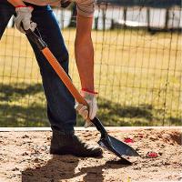 Pá Vanga Quadrada Construção Em Aço Cabo Polietileno 97cm - 2