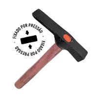 Martelo Pedreiro 1 Corte Cabo Madeira Encerado Cunha Pressão - 4