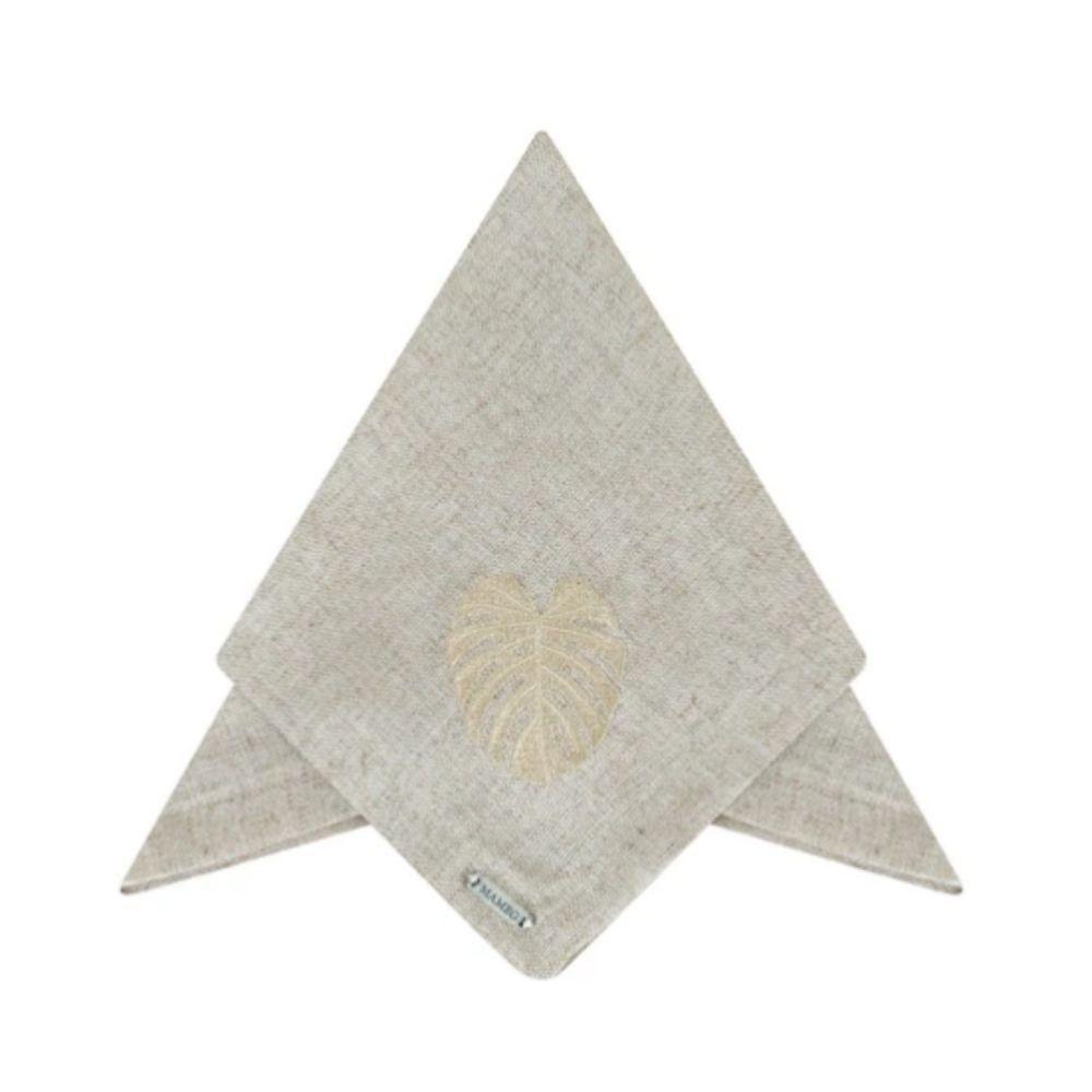 Guardanapo Em Tecido Linhão Bordado 40x40cm Mameg Costela De Adão - 1