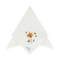 Guardanapo Em Tecido Linhão Bordado 40x40cm Mameg Flora - 1