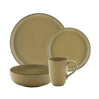Jogo De Jantar Em Cerâmica Flat Com 16 Peças Oxford Ocre - 1