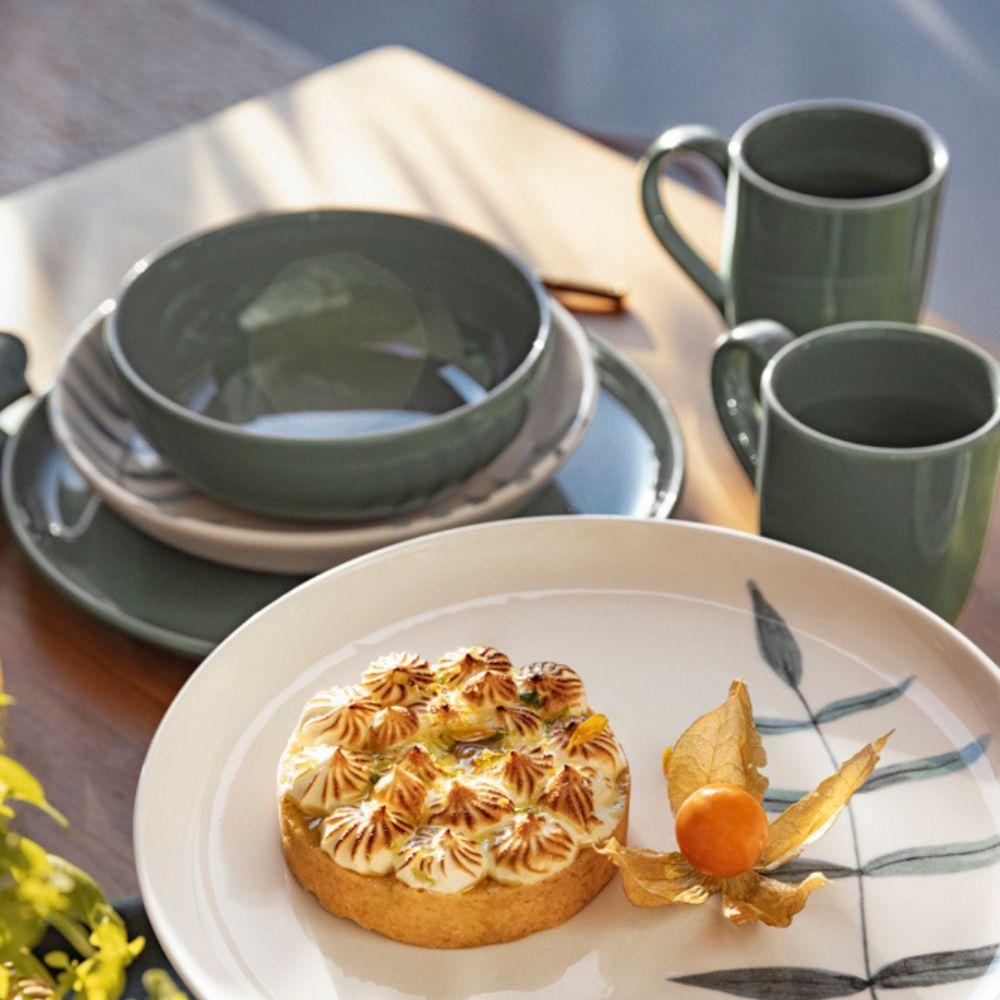 Jogo De Jantar Em Cerâmica Flat Com 16 Peças Oxford Samambaia - 2