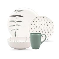 Jogo De Jantar Em Cerâmica Flat Com 16 Peças Oxford Samambaia - 1