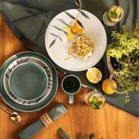 Jogo De Jantar Em Cerâmica Flat Com 16 Peças Oxford Samambaia - 3