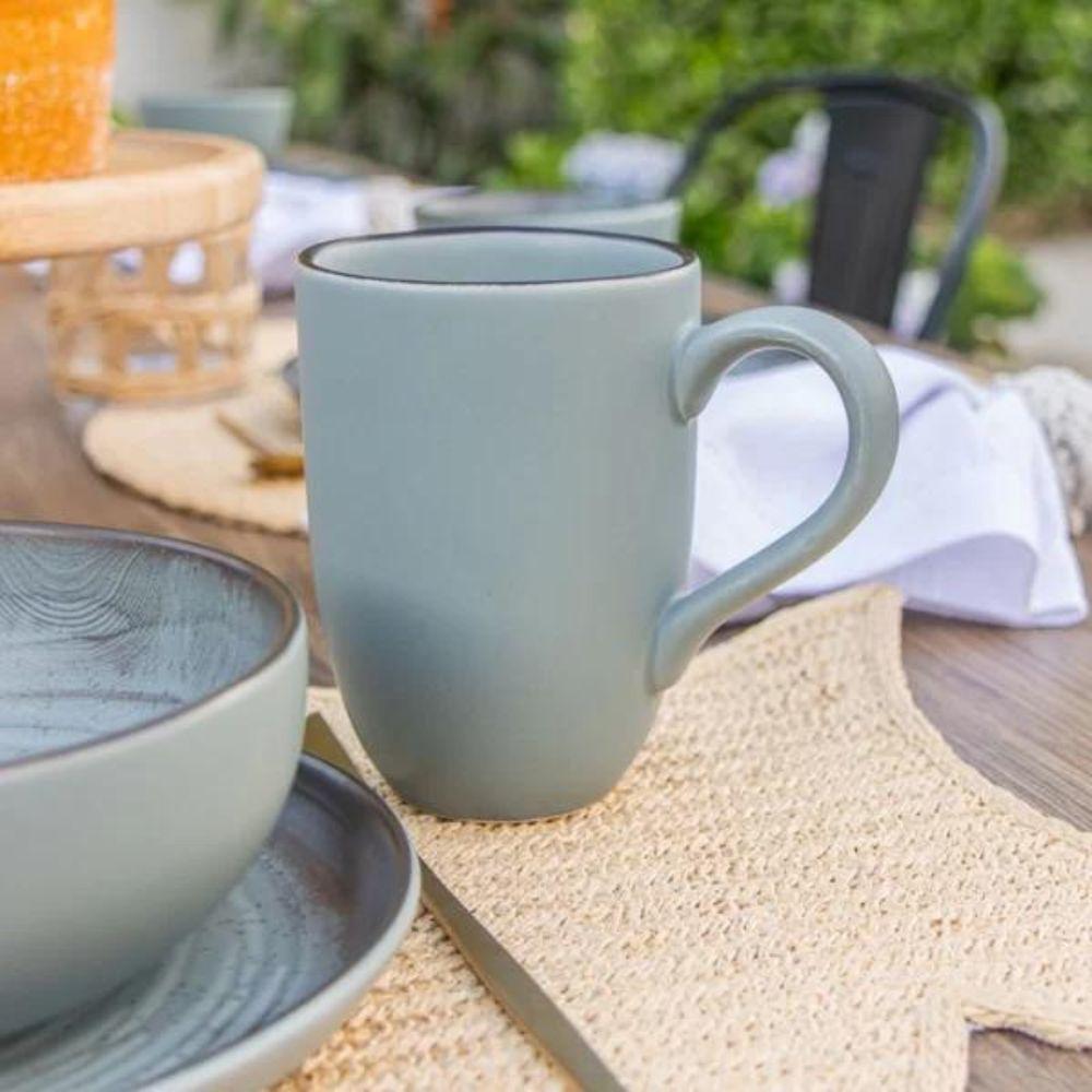 Jogo De Jantar Em Cerâmica Flat Com 16 Peças Oxford Pacífico - 5