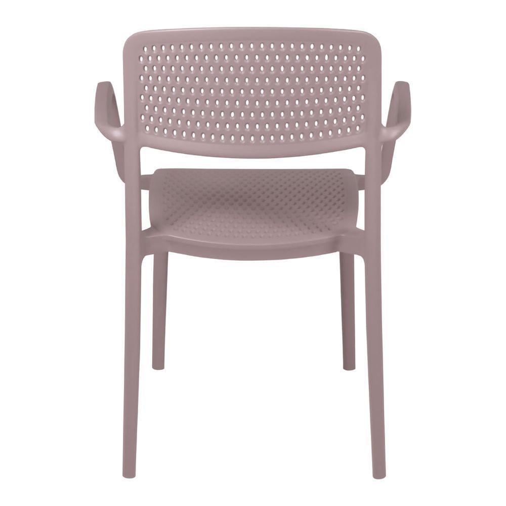 Cadeira Tramontina Serena Com Braços Camurça Empilhável Em Polipropileno Com Proteção Antimicrobiana - 6