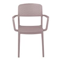 Cadeira Tramontina Serena Com Braços Camurça Empilhável Em Polipropileno Com Proteção Antimicrobiana - 2