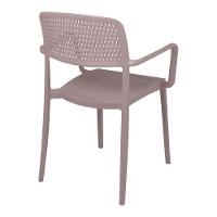 Cadeira Tramontina Serena Com Braços Camurça Empilhável Em Polipropileno Com Proteção Antimicrobiana - 5