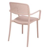 Cadeira Tramontina Serena Com Braços Areia Empilhável Em Polipropileno Com Proteção Antimicrobiana - 5